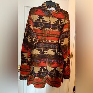 Yellowstone KINGSIZE BIG NATIVE DESIGN FLEECE JACKET Size L